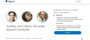 paypal registrace