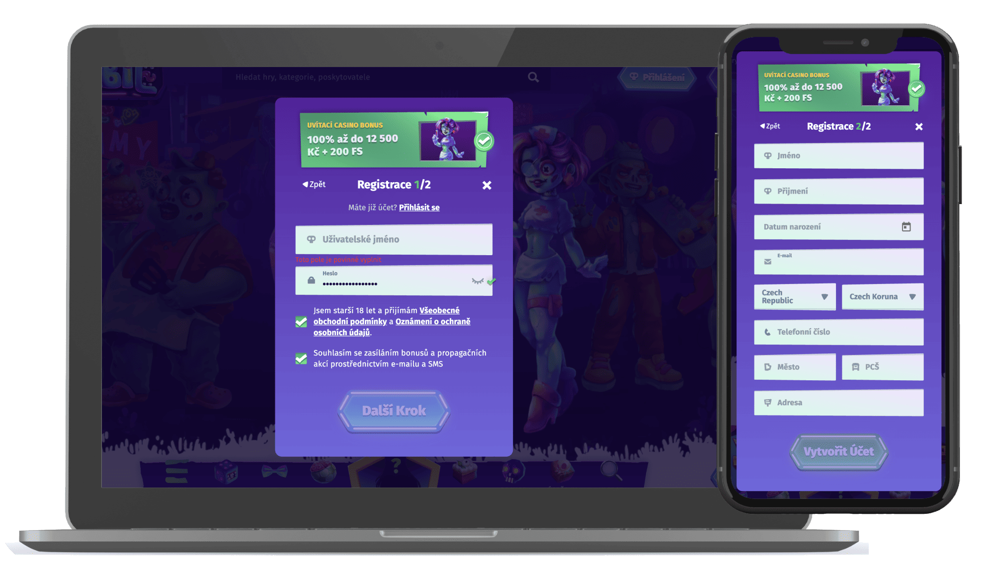 Casombie casino registration