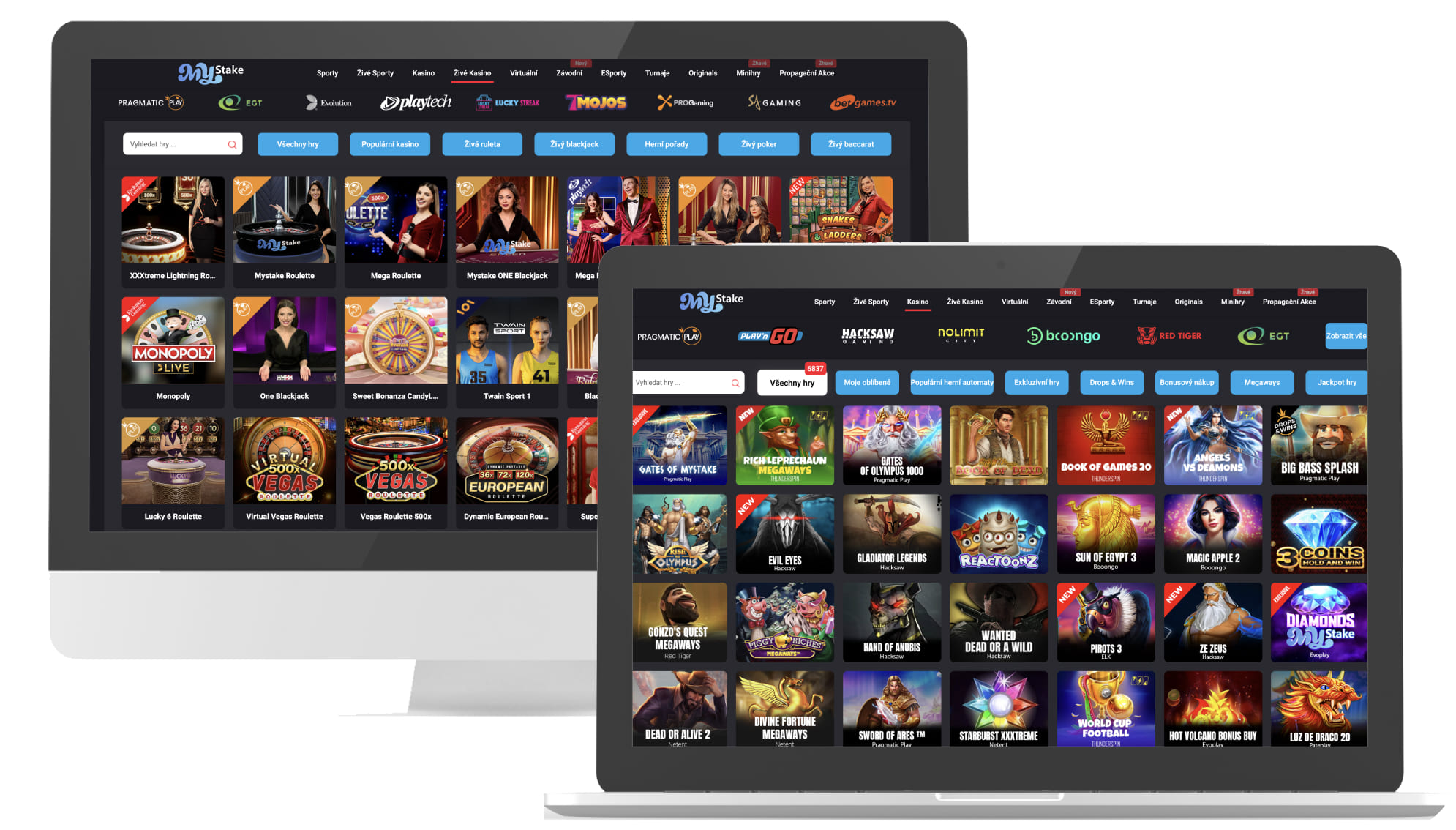 Hrací automaty MyStake Casino Česko