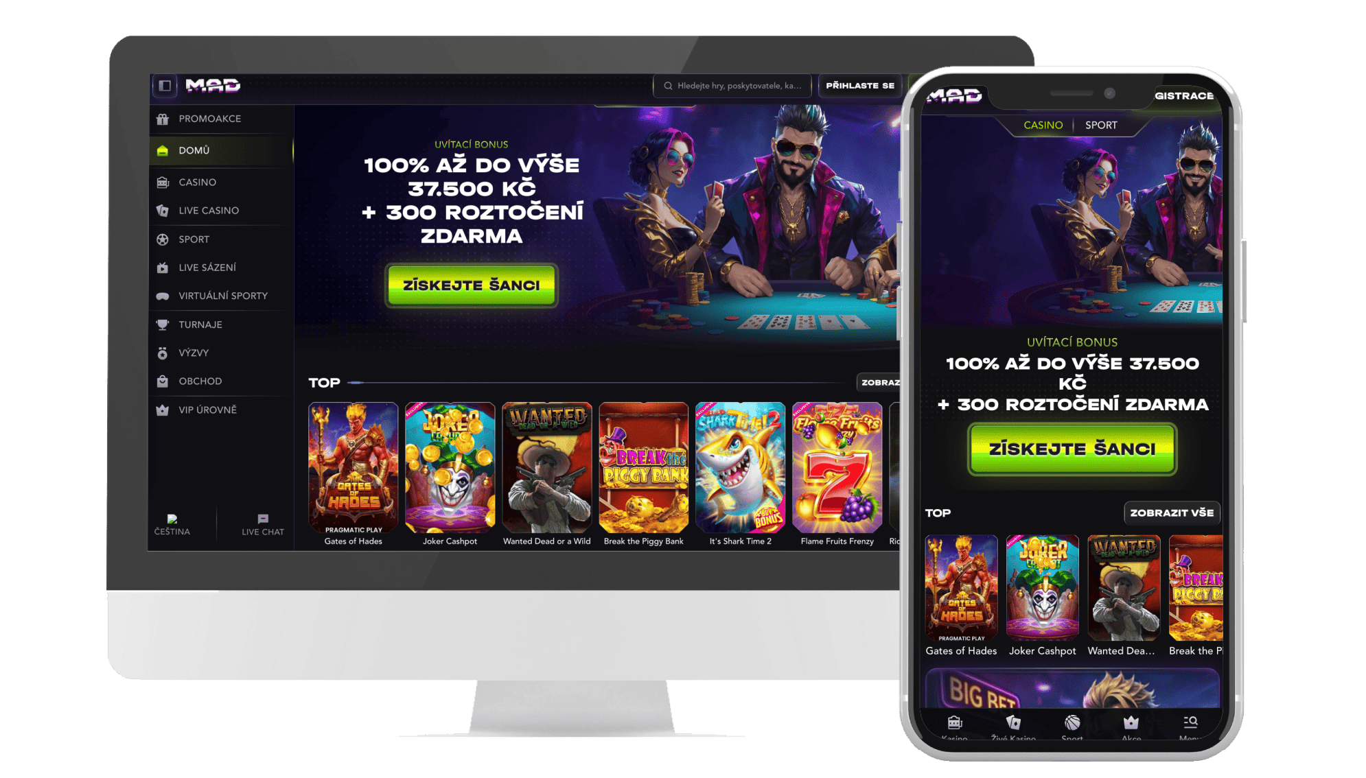Mad casino Česko