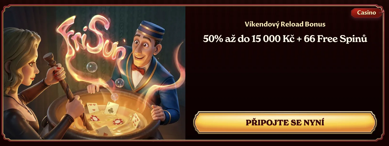 casoola vikendovy bonus