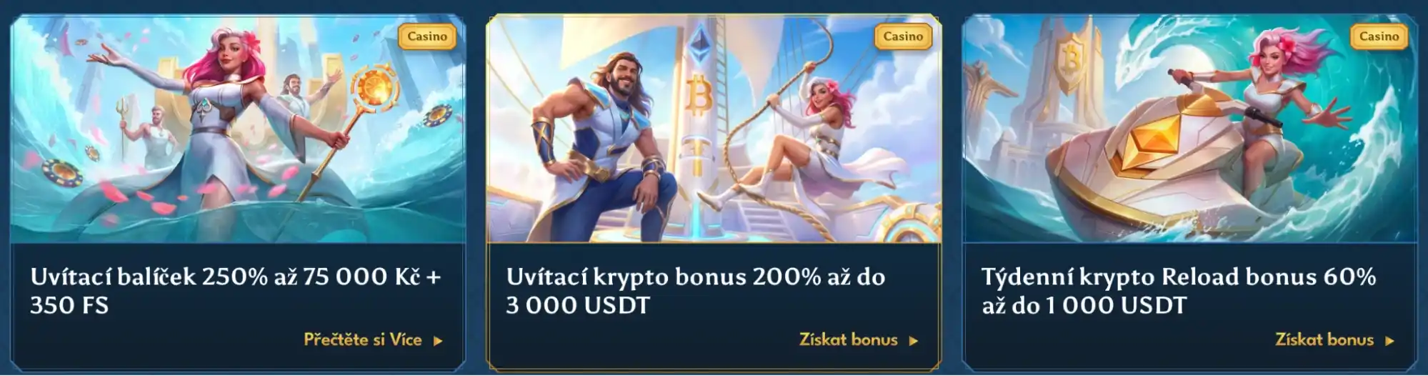 casea krypto týdenní reload bonus