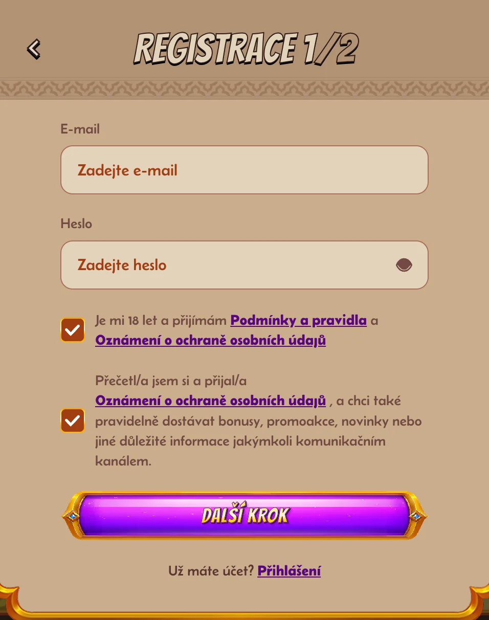 alawin registrace